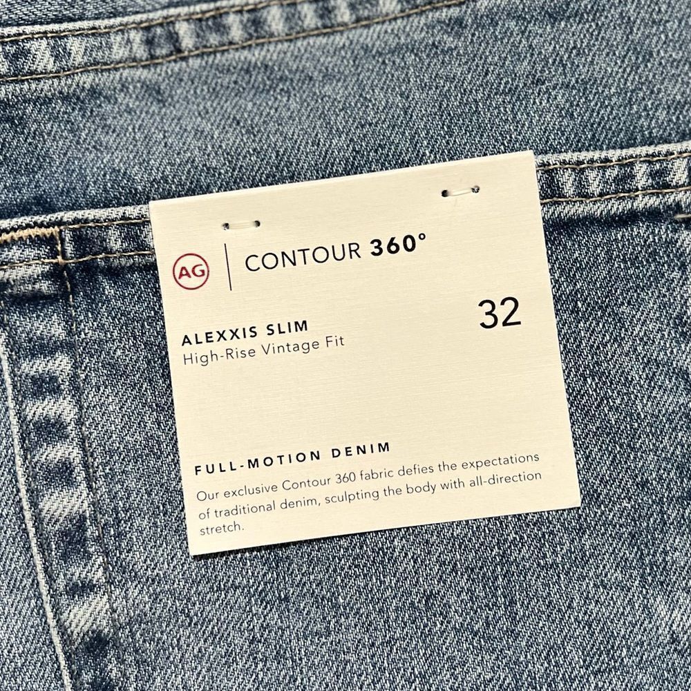 AG Jeans Alexxis Slim High Rise Vintage Fit  Contour 360  Size 32R - Picture 10 of 11